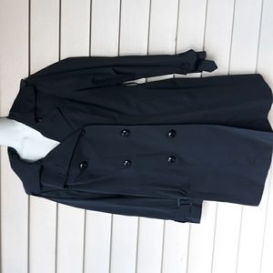 London fog trench coat womens small removable liner black